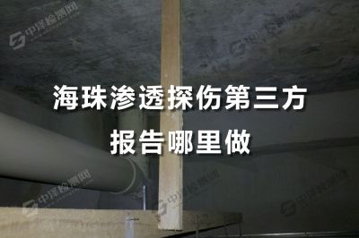 海珠渗透探伤第三方报告哪里做，海珠下水管道渗透探伤一次多少钱