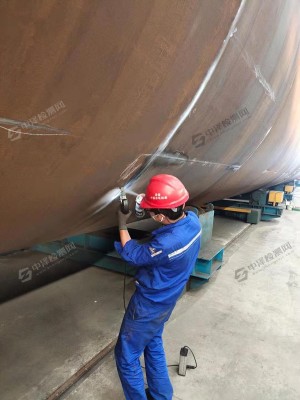 中国水电某局风电塔筒湛江项目段——无损探伤检测