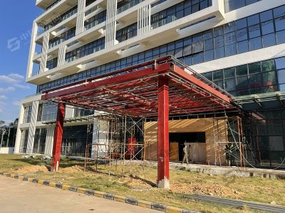 东莞市某某装饰设计工程有限公司——雨棚探伤检测